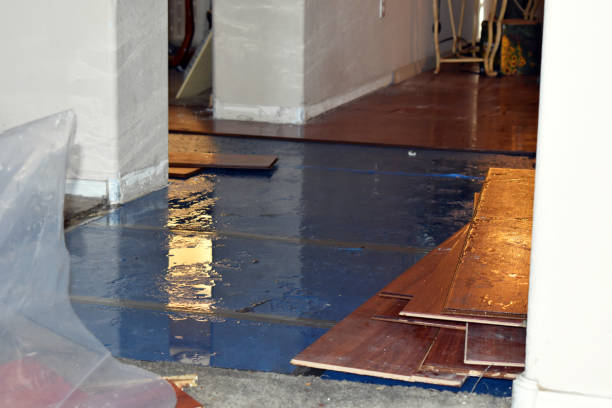 Professional Burst Pipe Cleanup technician working in Waukau, WI